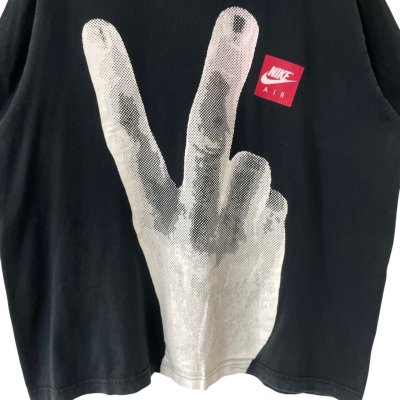 画像2: 00s NIKE HAND SIGN TEE SHIRT