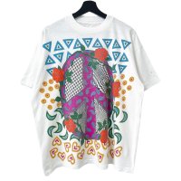 90s USA製 PEACE FRACTAL TEE SHIRT