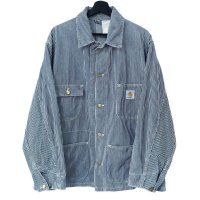 80s〜90s CARHARTT HICKORY MICHIGAN CHORE COAT