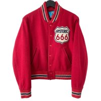 90s HYSTERIC GLAMOUR VARSITY JACKET