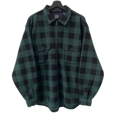 画像1: 90s OLD GAP FLEECE PULLOVER