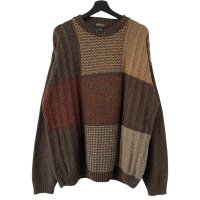 90s USA製 ST.JOHN'S BAY COTTON KNIT SWEATER