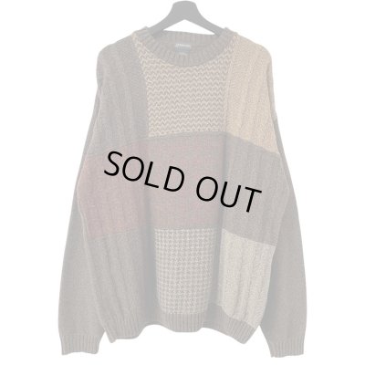 画像1: 90s USA製 ST.JOHN'S BAY COTTON KNIT SWEATER