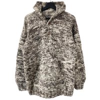 80s WOOL KNIT HOODIE