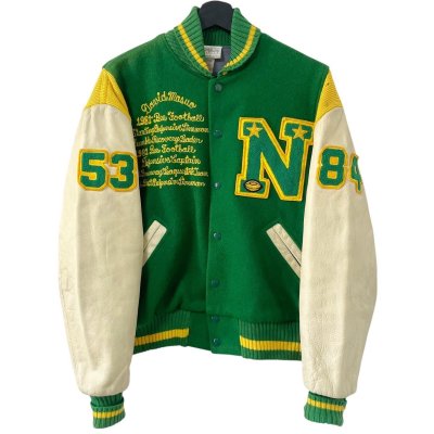 画像1: 80s USA製 神風 VARSITY JACKET