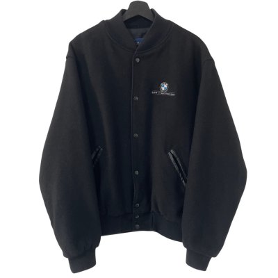 画像1: 90s USA製 BMW VARSITY JACKET