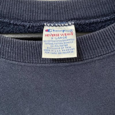 画像4: 90s USA製 CHAMPION REVERSE WEAVE SWEATSHIRT