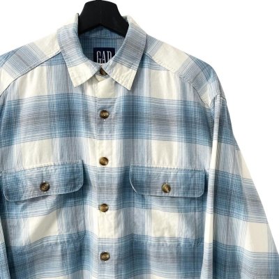 画像2: 90s OLD GAP ombré L/S SHIRT