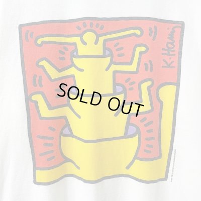 画像2: 90s USA製 KEITH HARING TEE SHIRT