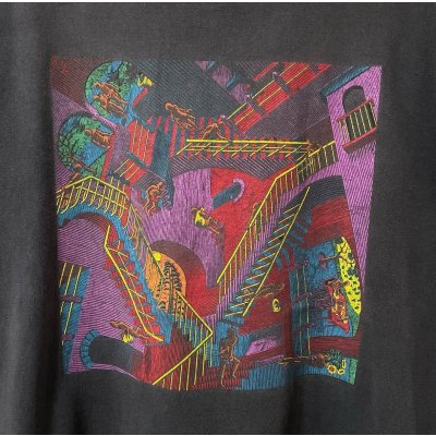 画像2: 90s USA製 MC ESCHER TEE SHIRT