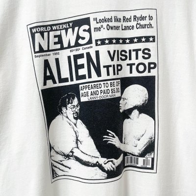 画像4: 90s USA製 WORLD WEEKLY NEWS TEE SHIRT
