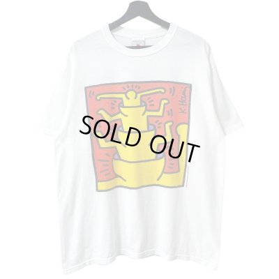 画像1: 90s USA製 KEITH HARING TEE SHIRT