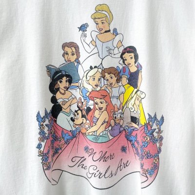 画像2: 90s USA製 DISNEY PRINCESS ALLSTAR TEE SHIRT