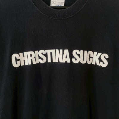 画像3: 00s D12 "CHRISTINA SUCKS" TEE SHIRT