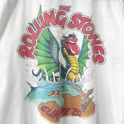 画像3: 80s ROLLING STONES EUROPE TOUR TEE SHIRT