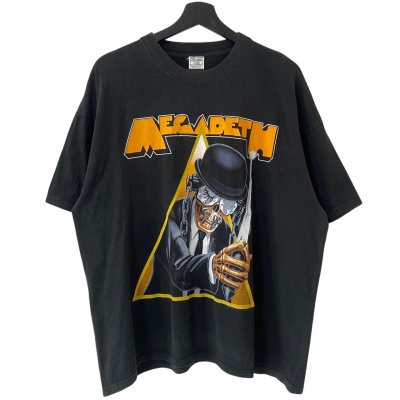 画像1: 01s MEGADETH 時計仕掛けのオレンジ parody TEE SHIRT