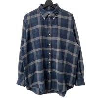 90s RALPH LAUREN "BLAKE" FLANNEL L/S SHIRT