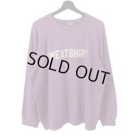 80s ~ 90s USA製 "SWEATSHIRT" PRINT SWEATSHIRT