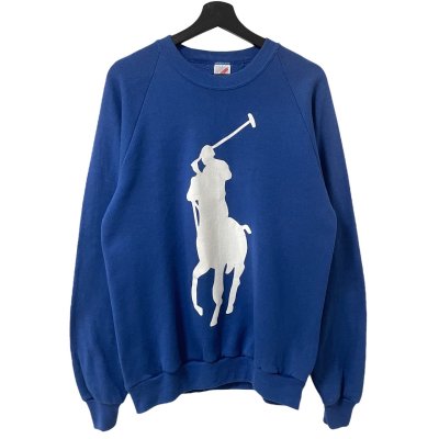 画像1: 90s USA製 BOOTLEG POLO SWEATSHIRT