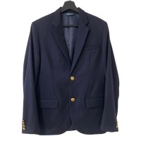 RALPH LAUREN "NAVY and GOLD BUTTON" TAILORED JACKET