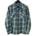 画像1: 70s USA製 PENDLETON BOARD L/S SHIRT (1)