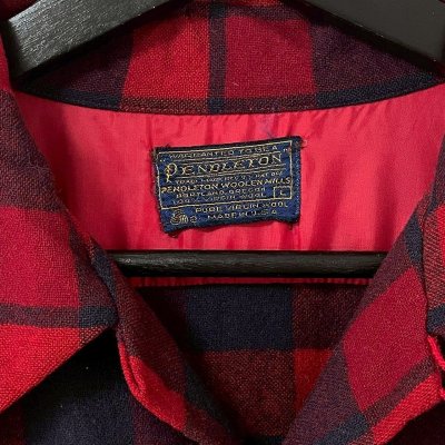 画像3: 70s USA製 PENDLETON BOARD L/S SHIRT