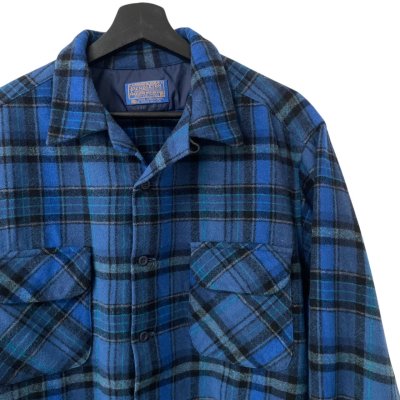 画像2: 70s USA製 PENDLETON BOARD L/S SHIRT