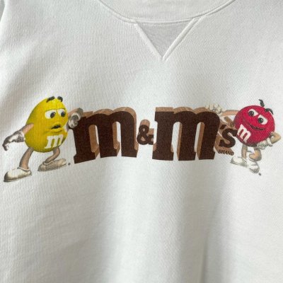 画像2: 90s USA製 m&m's SWEATSHIRT