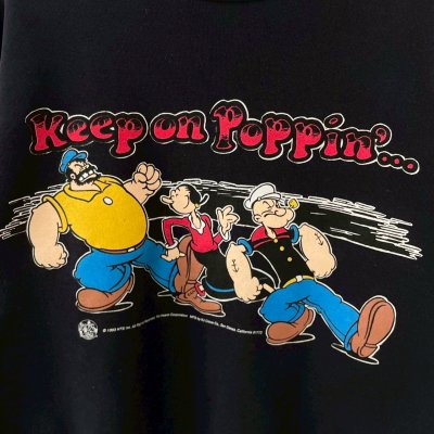 画像2: 90s USA製 POPEYE Robert Crumb parody SWEATSHIRT