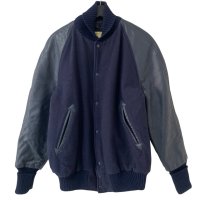 90s〜 USA製 HEWITT MFG WOOL LEATHER VARSITY JACKET