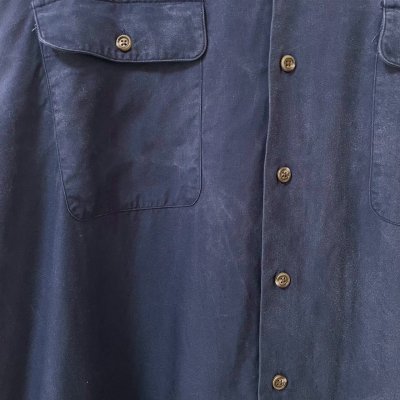 画像5: 90s USA製 RALPH LAUREN LOOP COLLAR RAYON L/S SHIRT