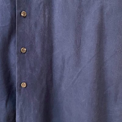 画像6: 90s USA製 RALPH LAUREN LOOP COLLAR RAYON L/S SHIRT