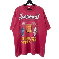 90s ARSENAL DOUBLE WINERS '98 TEE SHIRT