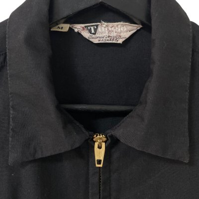画像6: 50s ~ 60s Tupelo Sports Wear "Bulldog" FLOCKY PRINT DRIZZLER JACKET