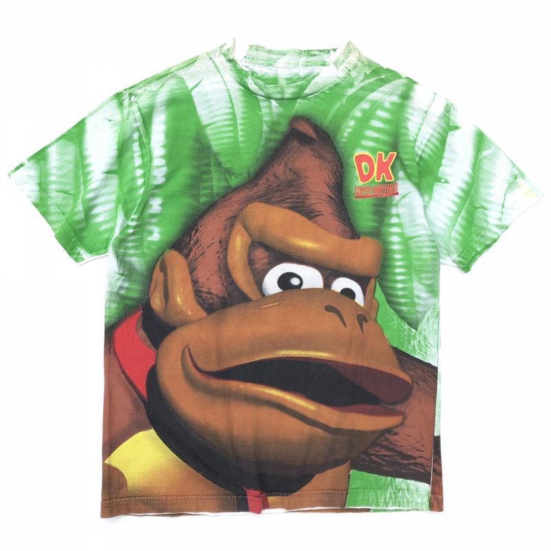 90s Donkey Kong ドンキーコング 総柄 AOP Tシャツ 64 Yahoo!フリマ