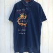 画像1: Ralph Lauren インディゴ スカ POLO SHIRT (1)