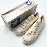 画像: デッドストック 80s USA製 CONVERSE ALLSTAR 生成り