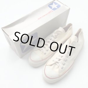 画像: デッドストック 80s USA製 CONVERSE ALLSTAR 生成り