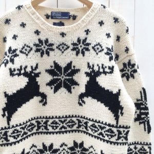 画像: POLO Ralph Lauren ノルディック WOOL HAND KNIT