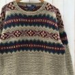 画像1: POLO Ralph Lauren ノルディック WOOL HAND KNIT (1)