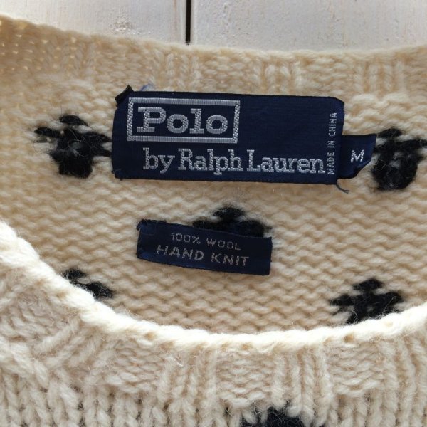 画像3: POLO Ralph Lauren ノルディック WOOL HAND KNIT (3)