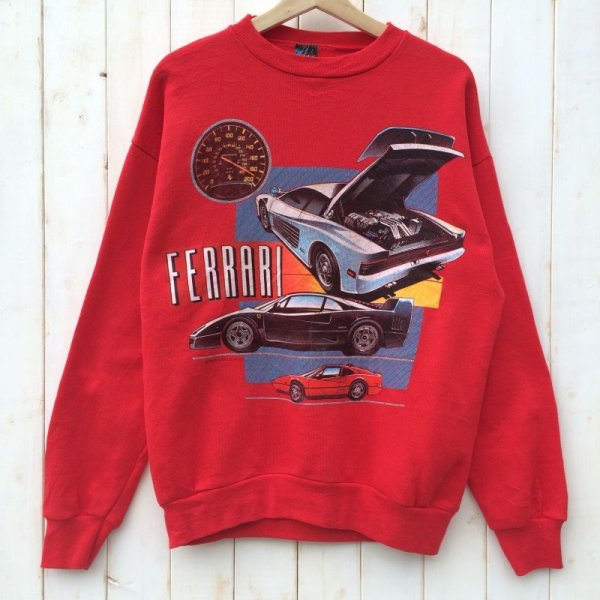 画像1: 80s Ferrari CAR DESIGN SWEAT (1)