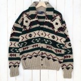 画像: 90s Ralph Lauren NATIVE HAND KNIT CARDIGAN