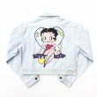 画像2: 90s BETTY BOOP SHORT DENIM JACKET (2)