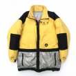 画像1: 90s FIRST DOWN JACKET YELLOW×SILVER (1)