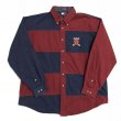 画像1: 90s TOMMY HILFIGER CRAZY PATTERN SHIRT (1)