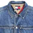 画像4: 90s TOMMY HILFIGER BIG FLAG DENIM JACKET (4)