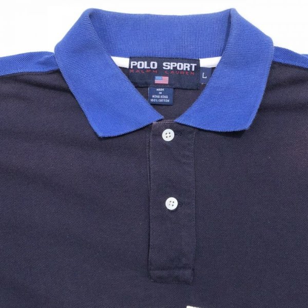 画像3: 90s POLO SPORT POLO SHIRT (3)