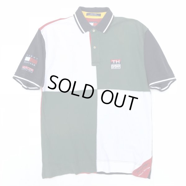 画像1: 90s TOMMY HILFIGER SAILING GEAR POLO SHIRT (1)