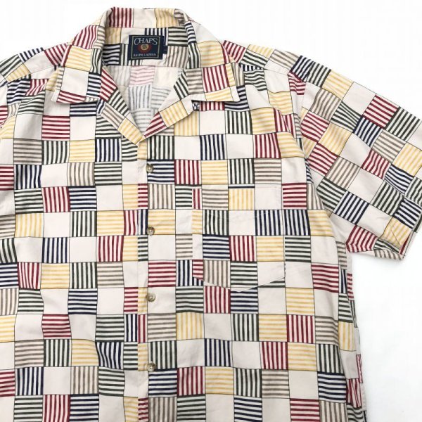 画像3: 90s CHAPS RALPH LAUREN 総柄 SHIRT (3)